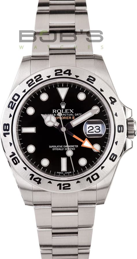 rolex explorer 2 black face